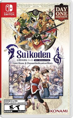 Suikoden I & II HD Remastered Nintendo Switch,Day One Edition in Saudi Arabia