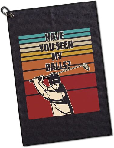 Golf and That's Why I'm Here Repeat Printed Microfiber Golf Towel, Funny Golf Towel Gifts and Golf Accessories for Men Women Dad Mom Grandpa, Fathers Day Birthday Gift for Golf Lover in Kuwait
