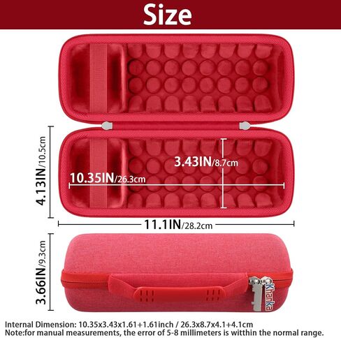 khanka Hard Travel Case Replacement for JBL Flip 6 Waterproof Portable Bluetooth Speaker(Green) in Saudi Arabia
