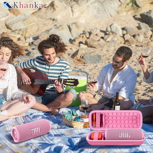 khanka Hard Travel Case Replacement for JBL Flip 6 Waterproof Portable Bluetooth Speaker(Green) in Kuwait