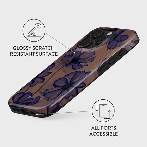 BURGA Phone Case for iPhone 16 Pro - Cute, Trendy, Aesthetic, Pattern Phone Cover, Hard Shell Protection - fits Apple iPhone 16 Pro Case for Women and Men, Checkered Green Square in Saudi Arabia