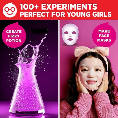 Doctor Jupiter Girls First Science Experiment Kit for Kids Ages 4-5-6-7-8| Birthday Gift Ideas for 4-8 Year Old Girls| STEM Learning & Educational Toys in Kuwait