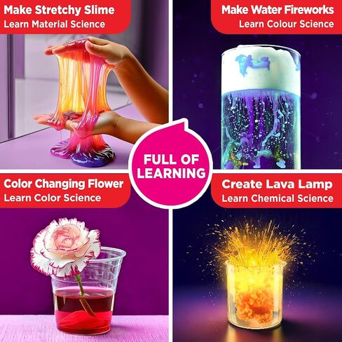 Doctor Jupiter Girls First Science Experiment Kit for Kids Ages 4-5-6-7-8| Birthday Gift Ideas for 4-8 Year Old Girls| STEM Learning & Educational Toys in Kuwait