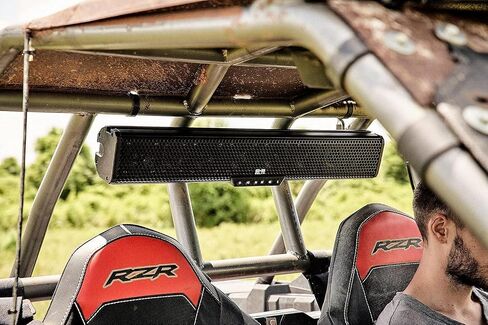 Belva BASB26V2 26 "500W صوتية بلوتوث مضغوطة عن طريق الطقس لقلق UTV/ATV/SXS/GOLF ، 6 مكبرات الصوت ، التحكم عن بُعد ، معادل مسبقًا ، يناسب 1.5" - 2 "قضبان لفة in Kuwait