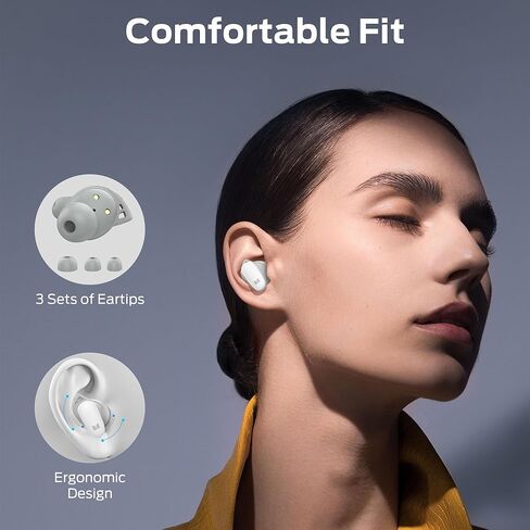 Monster N-Lite 206 Bluetooth Wireless Earbuds in Ear Headphones, Bluetooth 5.4 Ear Buds Built-in Mic, Comfortable Fit, Touch Control, Type-C Fast Charging, IPX6 Waterproof, 25H Playtime, Black in Saudi Arabia