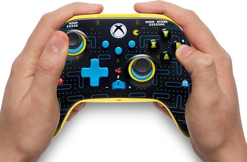 PowerA Wireless Controller for Xbox Series X|S - PAC-MAN SE, hall effect thumbsticks, low latency wireless, officially licensed, works with Xbox One and Windows 10/11 in Saudi Arabia