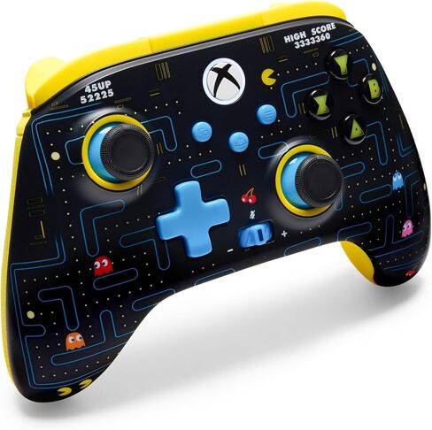 PowerA Wireless Controller for Xbox Series X|S - PAC-MAN SE, hall effect thumbsticks, low latency wireless, officially licensed, works with Xbox One and Windows 10/11 in Saudi Arabia