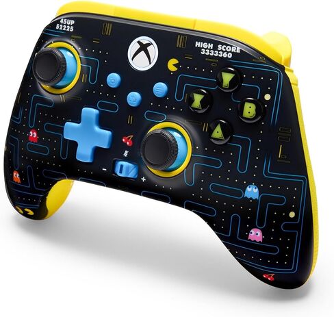 PowerA Wireless Controller for Xbox Series X|S - PAC-MAN SE, hall effect thumbsticks, low latency wireless, officially licensed, works with Xbox One and Windows 10/11 in Saudi Arabia