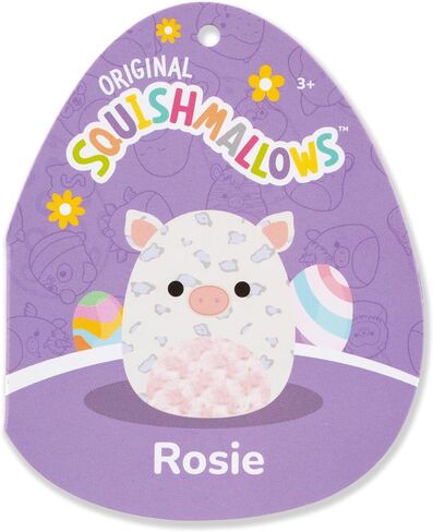 Squishmallows Original 12-Inch Todd Beige Rooster with Basket of Flowers - Official Jazwares Plush in Saudi Arabia