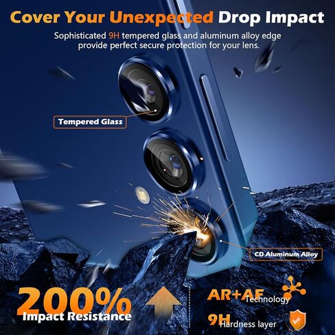 imluckies for Samsung Galaxy S25 Camera Lens Protector Bling, Scratch-Resistant HD Clear Tempered Glass, Individual Metal Camera Protector Accessories [Not for S25+], Glitter Silver in Saudi Arabia