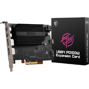 MSI USB4 PD100W Expansion Card PCI-e, Dual Ports, 40Gbp Transfer Rate, 100w Power Charging