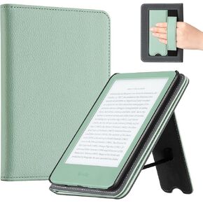 CoBak Case for 6" E-Reader - PU Leather Smart Cover with Auto Sleep/Wake & Hand Strap, not Compatible with Kobo Clara,Tranquil Bloom in Kuwait