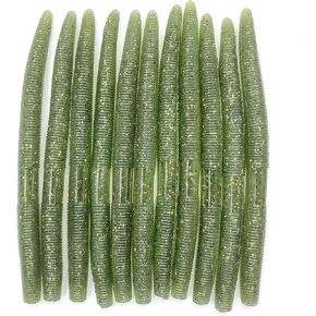 Senko Bait سحر بلاستيك ناعم 5 "Senkos 24 PCS/100pcs لصالح Rigy Rig Freshwater Fishing Senko مع الأسود Flake Pink Watermelon مزدوج
