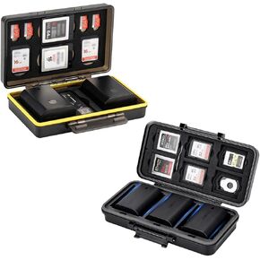 Camera Battery Memory Card Case+Multi-Function Camera Battery Memory Card Storage Case