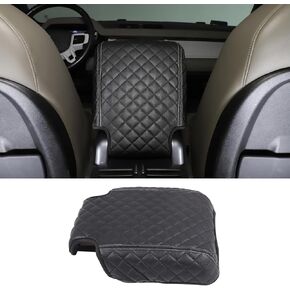 PIUGILH Car Center Armrest Cover Compatible with Land Rover Defender 90 110 130 2020 2021 2022 2023 2024, Leather Center Armrest Pad Cover, 1Pcs
