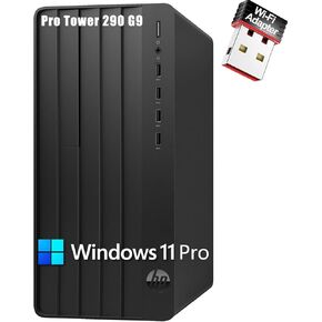 HP Pro Tower 290 G9 Business Desktop Computer, 12th Gen Intel 4-Core Processor (Beat i5-10600), 32GB DDR4 RAM, 1TB PCIe SSD, WiFi Adapter, RJ-45, HDMI, VGA, KB & Mouse, Windows 11 Pro