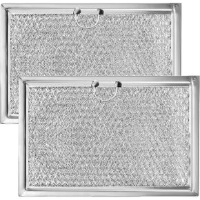 Microwave Filter Replacement 7.7" x 5.12" For GASLAND OTR1603S OTR1603B, For Thermomate OTR773W OTR773S OTR773B, Microwave Grease Filter (2-Pack), OTR1603LW