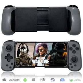 arVin Mobile Gaming Controller for iPhone 16/15/14/iPad/Android Phone/Tablet/Switch, PS Remote Player Gamepad for PS5/PS4/Xbox/PC, Wireless Joystick Play Cloud Gaming, Arcade Mfi Games, CODM, Roblox