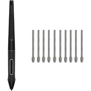 HUION PW517 Pen Tech 3.0 Battery-Free Stylus Bundle with 10 Felt Nibs PN05F for Kamvas Pro 16 (2.5K) & Kamvas 13