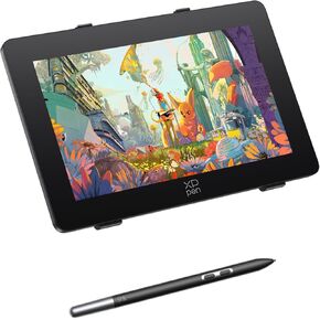 XPPen Artist Pro 24 Gen2 4K Ultra HD Drawing Tablet with Screen, Dual 16384 Pen Pressure Stylus, Wireless Keydial, 99% Adobe RGB with XPPen X3 Pro Slim Stylus 16K Pressure Levels Battery-Free Stylus