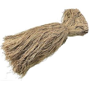 Camouflage Thread String Synthetic Material Yarn String Ghillie Suit Yarn to Build Your Own Layout, Camouflage Ghillie Cape Hunting Gear Suit ，1 lb Bundle, 20" Long (Deadgress 1 Ib/Bundle)