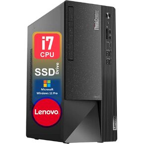 Lenovo ThinkCentre Business Desktop| Intel Core i7 Processor | 32GB RAM | 1TB SSD | Support Upto 3 Monitors | HDMI & USB-C | Ethernet | Wi-Fi | Bluetooth | Keyboard & Mouse| Windows 11 Pro