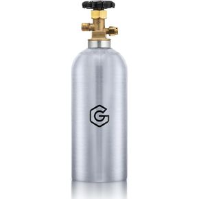 5lb Aluminum New CO2 Tank, DOT Approved Gas Cylinder with CGA 320 Valve for Kegerators and Draft Beer Dispensing