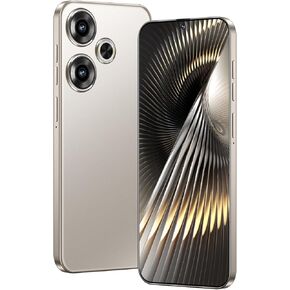 Unlocked Cell Phones Turbo 3 Dual SIM Android Phone 8GB+256GB Unlocked Android Phone,6.82" HD+ Display,24MP+50MP Camera,6800mAh, 2024 Android 13 Smart Phone (Grey)