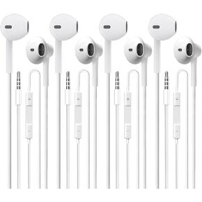 USB C Headphones 4 Pack，USB Type C Earbuds HiFi Stereo USB C Wired Earphones with Microphone Volume Control Compatible with Samsung Galaxy S23 S22 S21 Google Pixel 6 5 4XL/iPad Pro