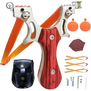 Slingshot, Hunting Sling Shot Set for Adults, Slingshots, Slingshot Toys Catapult Game, Premium Pocket-Sized Slingshot for Adults