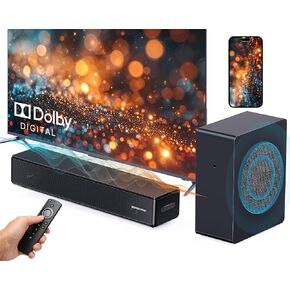 2.1 CH Soundbar مع مضخم الصوت ، Dolby Digital 200W Sound Bars TV SPEAKER Home Theater Audio Audio Audio Sound ، HDMI EARC/Bluetooth/DSP/REMOTE CONTROL SENDERS FOR SMART TVS SMART
