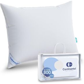 Continental Bedding CB-Siberian-800-Firm-S1 Sleeping Bed Pillow, Standard (Pack of 1), White