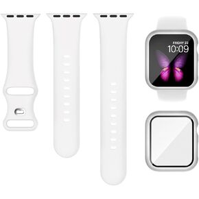 شريط سبورت سيليكون متماسك بين أبله 38 مم 40 مم 41 مم 42 مم 44 مم 45 مم 46 مم ، حزام واقي Apple Watch المضاد للماء ، سلسلة IWatch Series 10 9 8 SE 7 6 5 4 3 2 1 للنساء الرجال