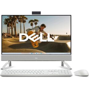 Dell 2025 Inspiron All-in-One Desktop Computer, 24" LED Low Blue Light Display, Intel Core5 120U, Ultra-Quiet Design, 32GB RAM, 1TB PCIe SSD, Wi-Fi 6, USB-C, HDMI, Wireless KB & Mouse, Windows 11
