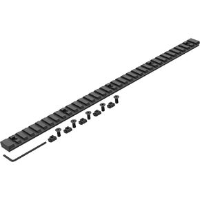 34-Slot Aluminum 14 Inch Long Picatinny Rail Section for Mlock, 5 T-Nuts & 5 Screws & Hex Wrench Included (MK34)