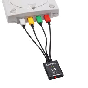 XBERSTAR DC DreamCast Bluetooth handle converter controller adapter-Simple Plug and Play Converter for Sega Dreamcast (BLACK)