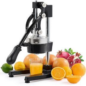 CO-Z Hand Press Juicer Machine, Manual Orange Juicer and Professional Citrus Juicer for Orange Juice Pom Lime Lemon Juice, Commercial Lemon Squeezer, Easy to Clean, Gray