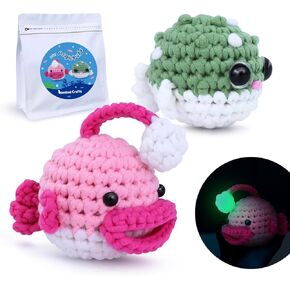 NestledCrafts Owl Crochet Kit for Beginners [All-in-One] - Complete Amigurumi Starter Set with Pre-Measured Yarn, Tools & Video Tutorials