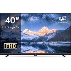FPD 40-inch Smart TV, 1080p Google TV with Google Play Built-in Google Cast, HDR 10, Dolby Audio, Voice Remote, Full HD Flat Screen Television (Palette-Series, CG40-P3, 2024)