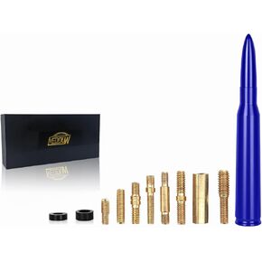 Universal Car Bullet Mount - Durable Vehicle Mast Replacement Compatible with Chevrolet, Ford, Jeep Wrangler & More Autos(Gold)