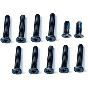 ZAHARA 11PCS Black Bottom Case Base Cover Screws Replacement for ASUS TUF FA706 FX706