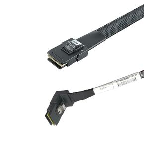 mSAS Cable SFF-8087 Straight to SFF-8087 Front for SAS/RAID Controllers, HDD, Backplanes and Server, 28 in.