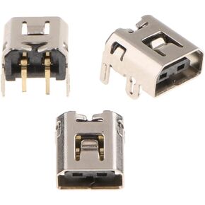 Replacement Power Jack Socket for Nintendo Wii U Gamepad Controllers Charging Port Repair Parts