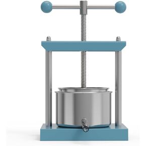 الضغط على جبن ماستر ، دليل نبيذ الفاكهة ، الصحافة -0.53Gallon/ 2 لتر ، مقبض كرة مقبض وحديد بدون طيار للعصير ، نبيذ ، زيت الزيتون