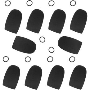 General Aviation Headset Pilot سماعة رأس الميكروفون يغطي الرغوة مع حلقات (10pack)