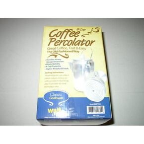 New 9 Cup Aluminum Coffee Pot Percolator Camp Camping Perc Coffeepot