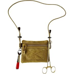 River Canyon - Pouch Lanyard with Nippers - This Fly Fishing Lanyard has a Water-Resistant Zipper Pouch, Nippers are Included.