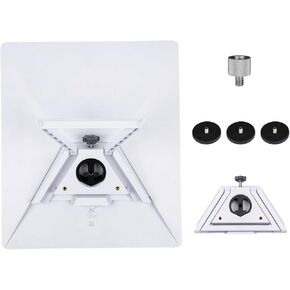 Multi-Functional Pipe Adapter Mount for Starlink Mini, 4 Mounting Options - Angled Support, Magnetic, Pole & Tripod Mounting, Corrosion Resistance, Easy to Install