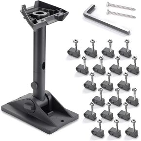 Yescom Starlink Mount Gen 3 Pivot Mounting Kit Roof Heavy Duty Adjustable Tilt Angle Bracket with Pipe Pole Adapter Standard Dish Installation