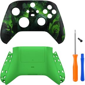 eXtremeRate Custom Dark Carnival Patterned Shell for Xbox Series X|S + Bottom Shell for Xbox Series X/S Controller